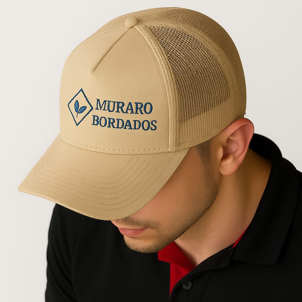 bone americano de redinha feicho plastico 2 Boné Trucker Feicho Plástico com Redinha - Imagem 1