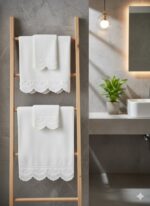 Toalha Lavabo de Barrados Personalizada - Imagem 2